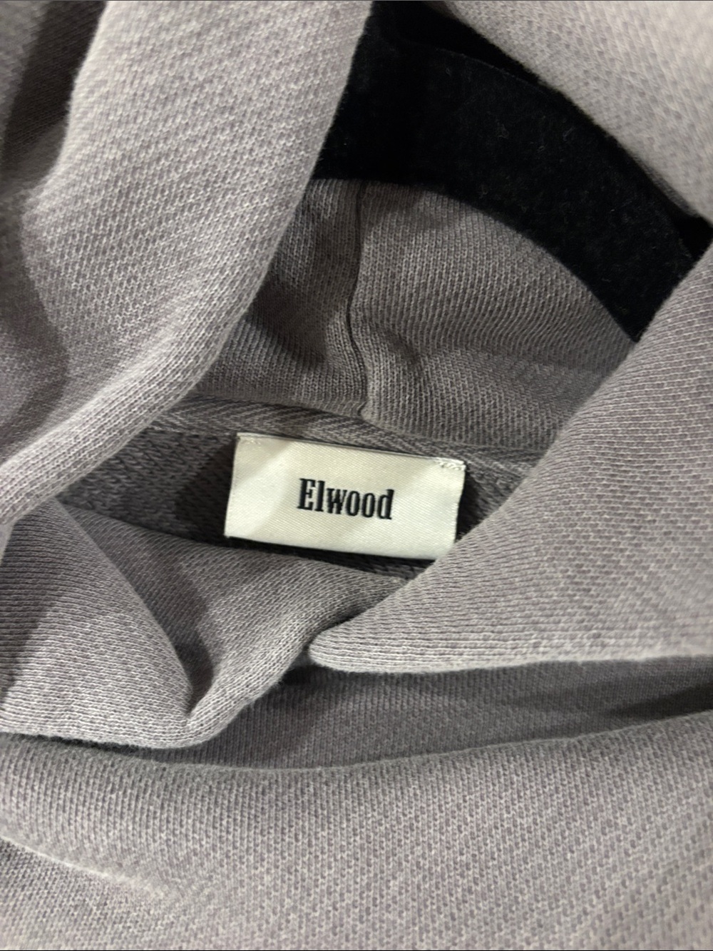Elwood Core Oversize Organic Cotton Brushed Terry Hoodie - Picture 6 of 8